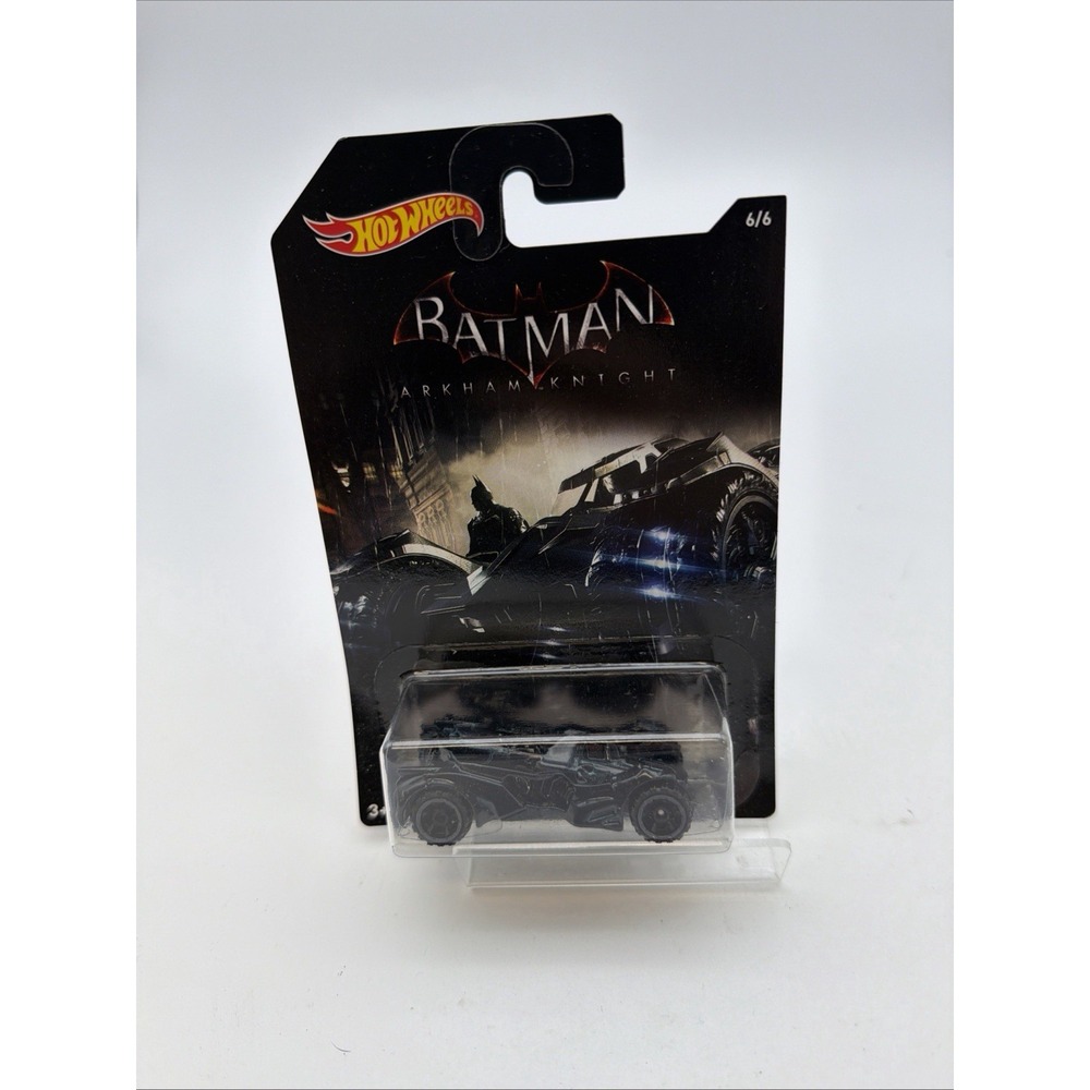 Hot Wheels Mattel Batman Arkham Knight Batmobile 6/6 Black Car Automobile Auto